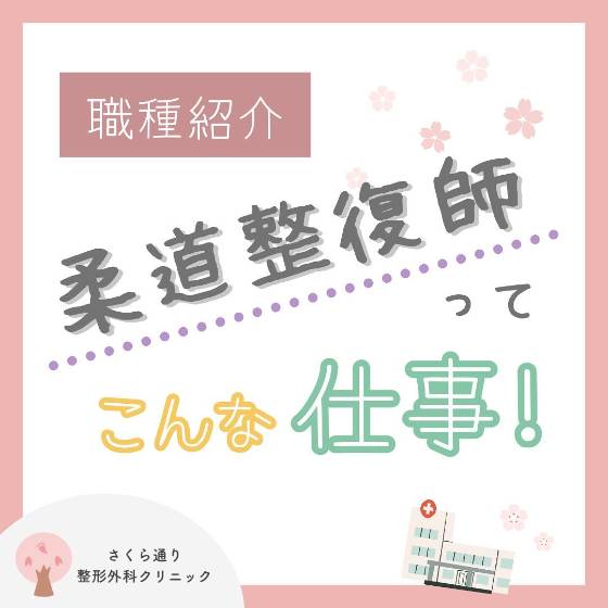 柔道整復師のお仕事紹介