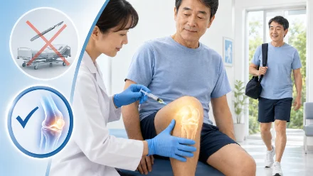 「切らない関節治療」に特化